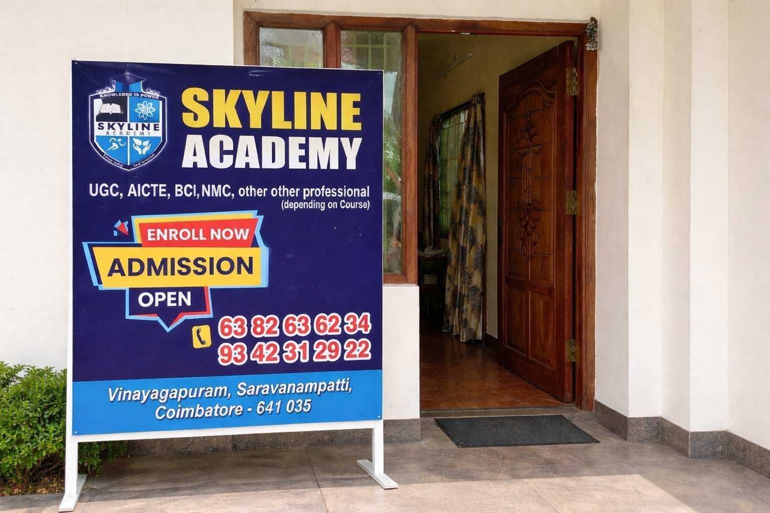 Skyline Academy head office, Saravanampatti